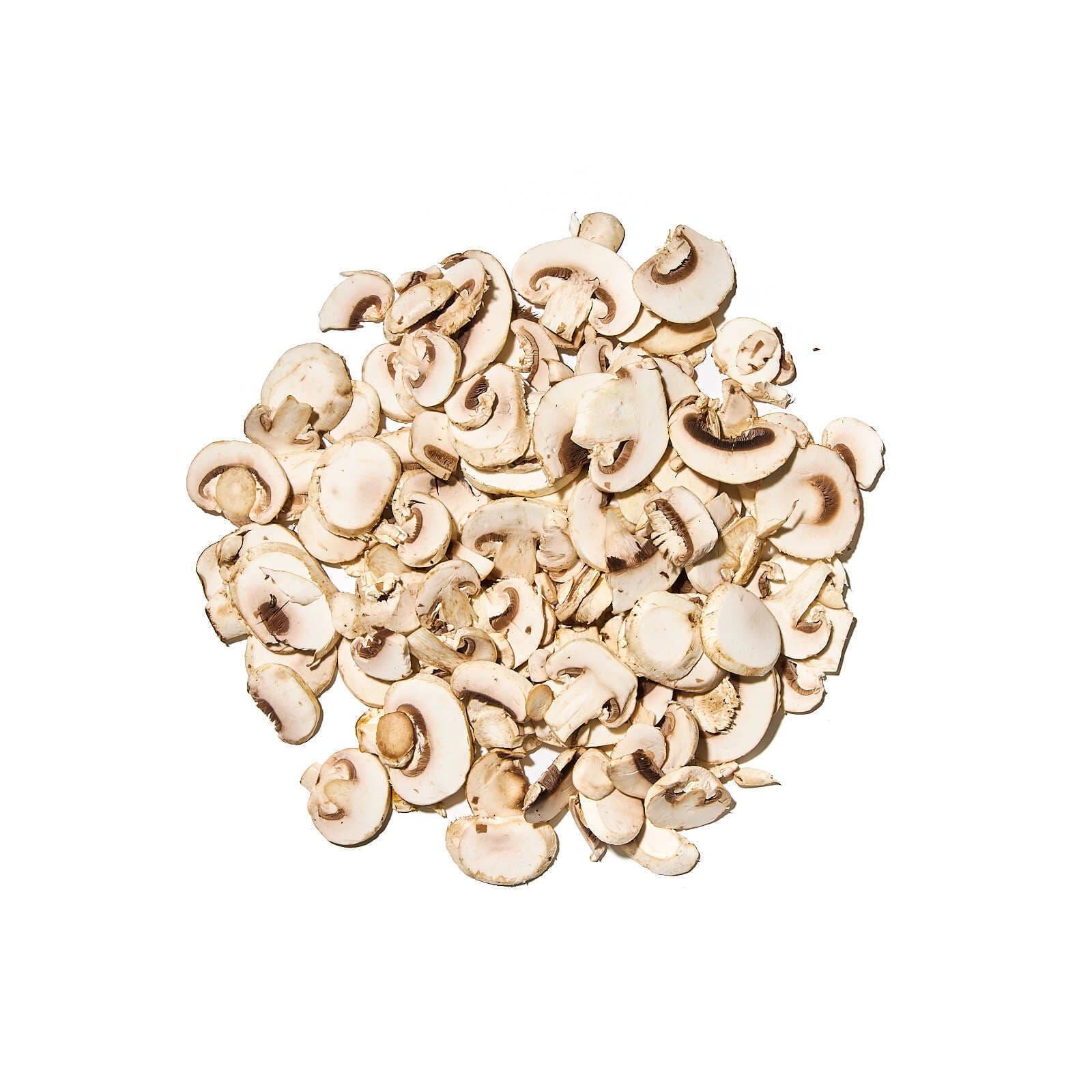 Flúðasveppir sneiddir í öskju