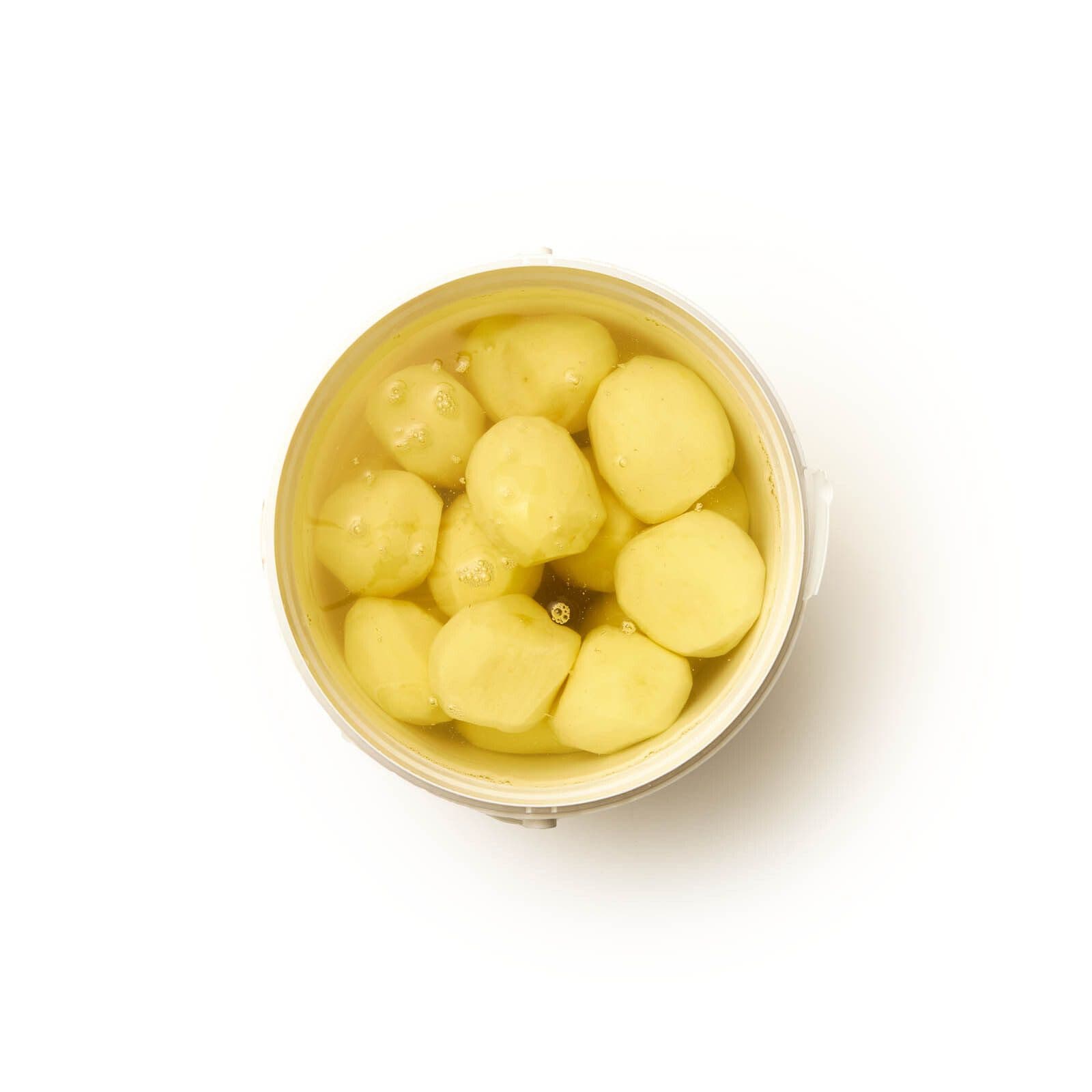 Bökunarkartöflur skrældar